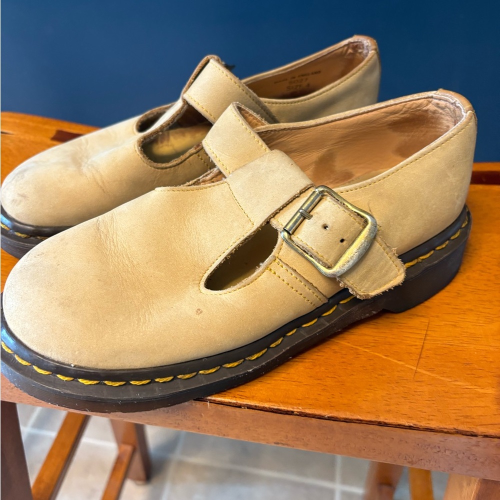 Dr. Martens Tan Leather Mary Jane